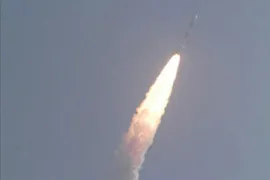 Indian missile in the air