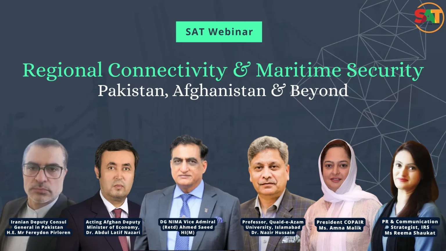 Regional Connectivity and Maritime Security: Pakistan, Afghanistan, and Beyond