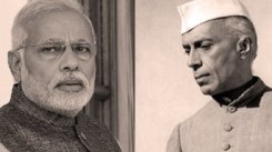 Modi Nehru in Kashmir