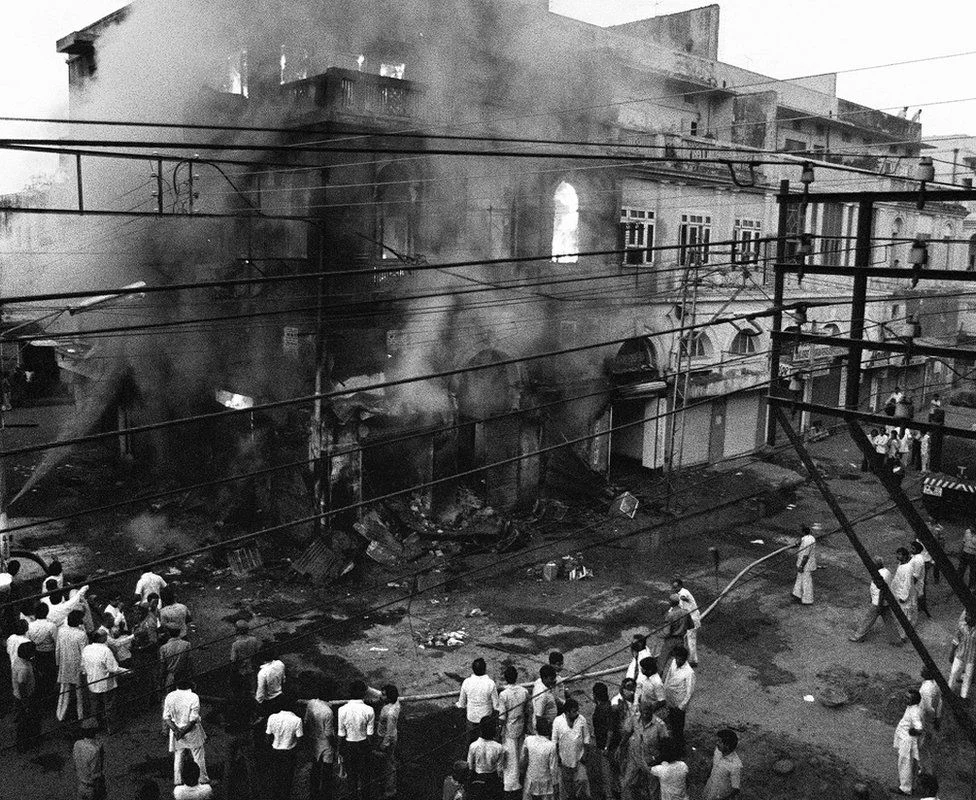 Sikh Pogrom in India: In Punjab's troubled past, Goel faces accusations of leading a violent campaign involving disappearances and killings. [Image Credits: Getty Images]
