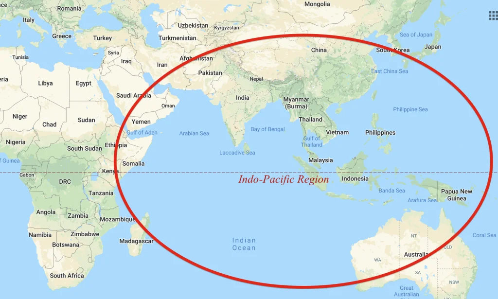 Indo Pacific Region [Google Maps]