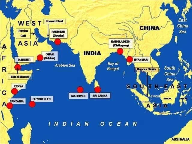 The Bay of Bengal and the Indian Ocean. [Image Source: Md. Sayedur Rahman via South Asia Journal