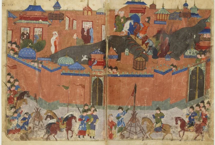 Mongol Taking of Baghdad. [Image via National Geograhic]