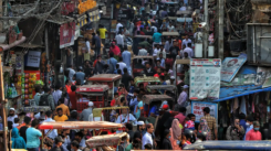 India faces diverse challenges beyond economics, including imminent overtaking of China as the world's most populous nation [Getty Images].