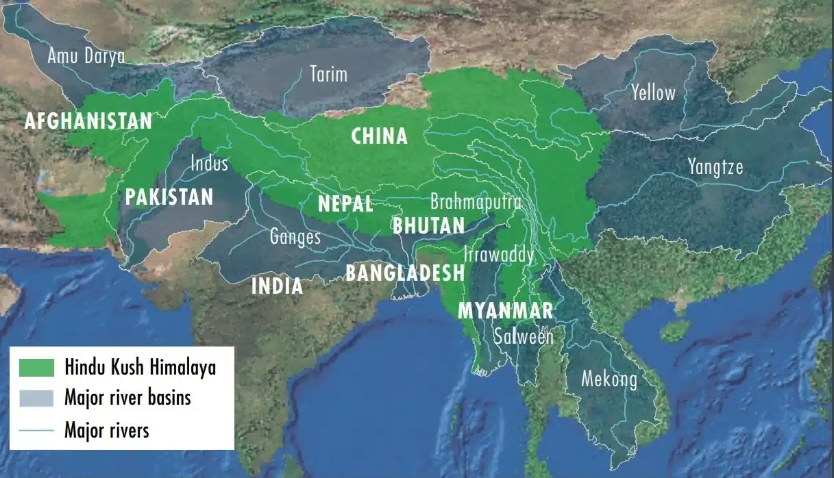 Hindu Kush Himalayan glaciers could lose over a third by 2100 despite global warming below 1.5°C,  ICIMOD report [Image: China Daily]