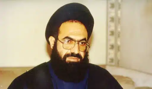 Arif al-Husayni, Ayatollah Khomeini's students, dubbed "the spiritual father of Zainebiyoun," hailed from Pakistan's Parachinar [Google Images].