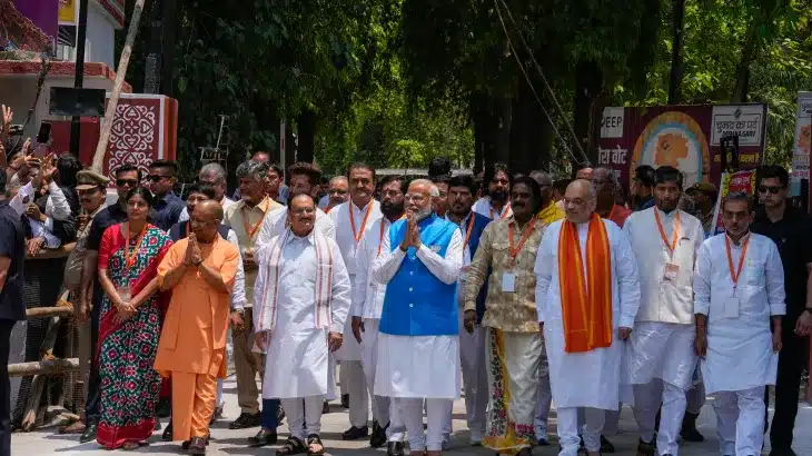 BJP's decline sparks speculation on Modi's future. RSS may sideline him over self-promotion and electoral losses [Image via Al Jazeera]