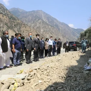 The Chinese embassy and joint work team in Pakistan expressed condolences to the victims of a bus blast [Image via Xinhua].