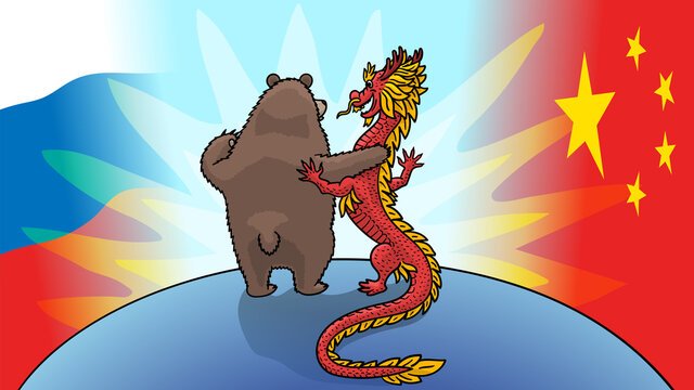 Eagle's grip loosening? The dragon and bear at the helm of SCO-led multipolarity challenge the established order [Image via Adobe Stock].