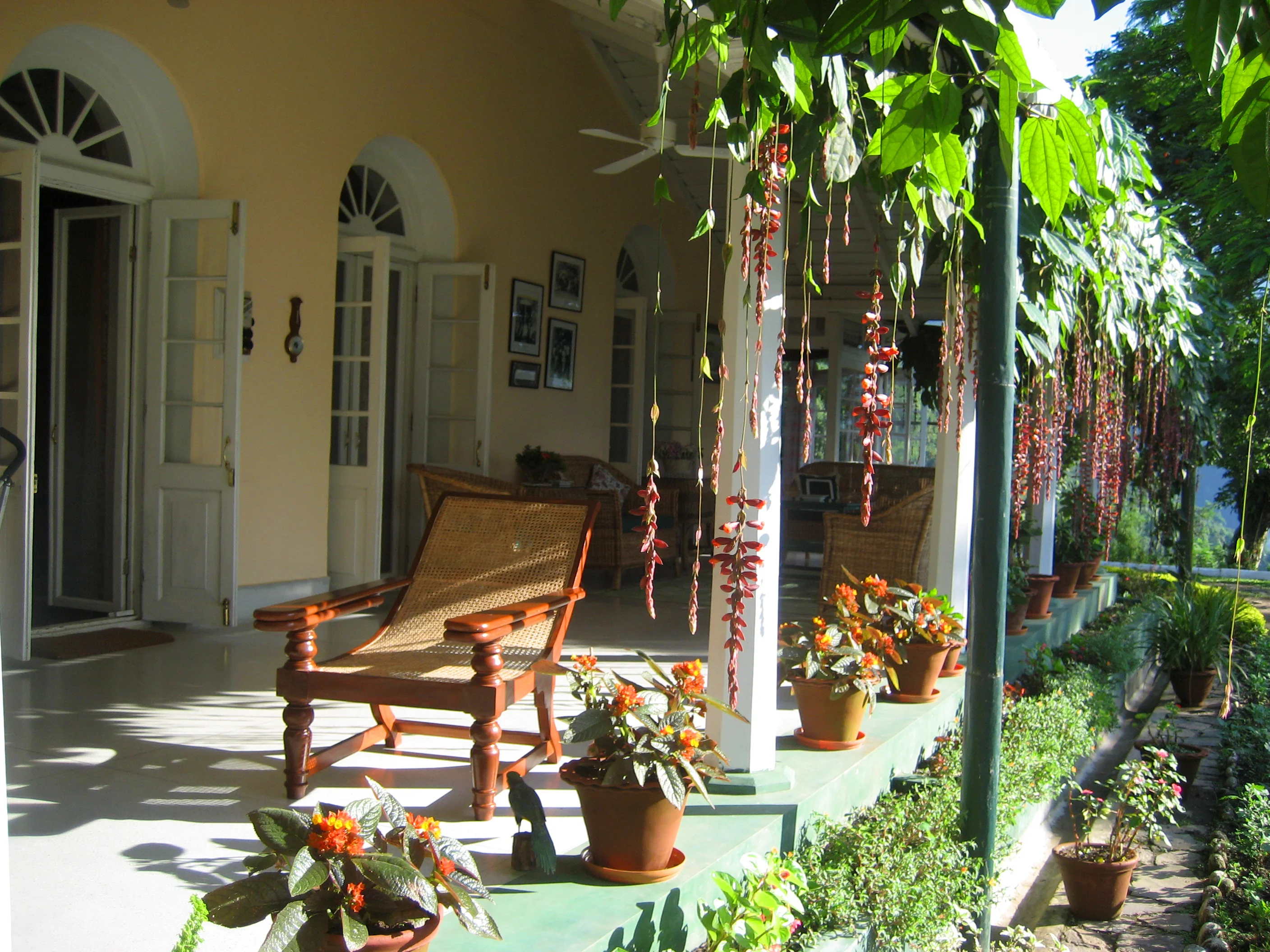 Planter's chairs in the verandah [Image via Travel Journalist, Subhasish Chakraborty]