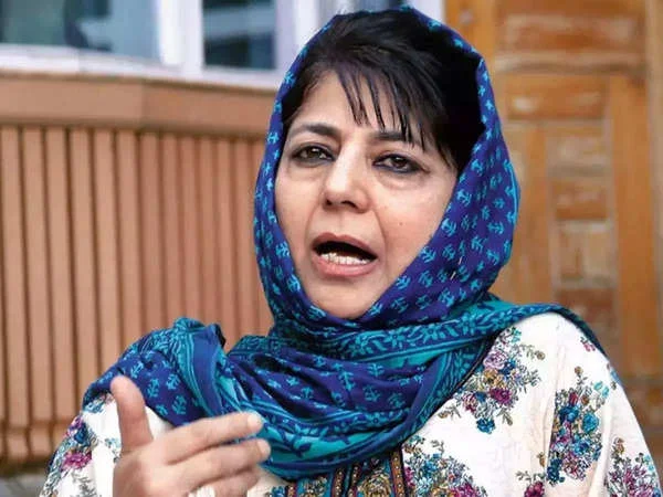 Mehbooba Mufti, Ex CM J&K [Image via Kashmir Media Service].