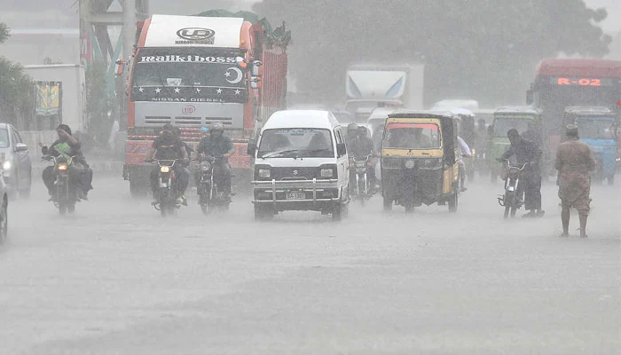 Cyclone Asna moves away from Sindh, causing rough seas, heavy rain, and potential coastal flooding in Karachi.