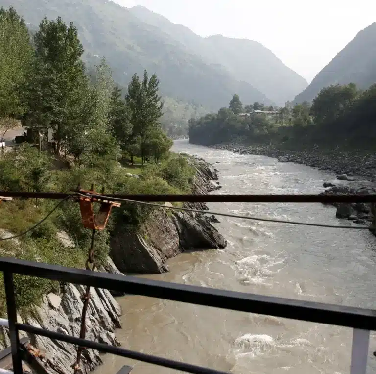 Jammu & Kashmir: The Neelam River flows between Pakistan and India administered Kashmir in Teetwal [Reuters].