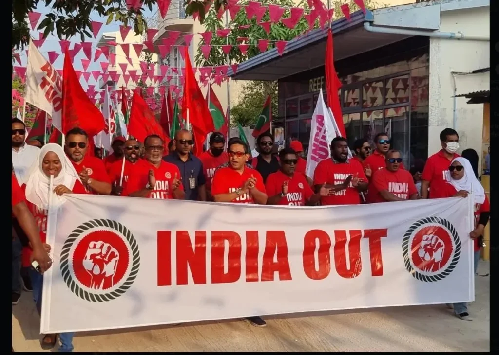 "India Out" campaign in Maldives [rosoantnews]