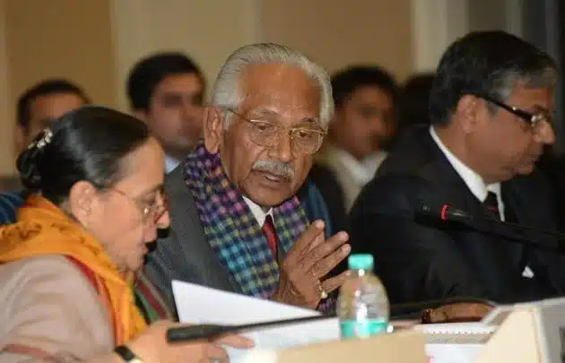 Picture of Justice JS Verma who was part of submitting the report on amendment of criminal law surrounding rape in India [The Hindu]