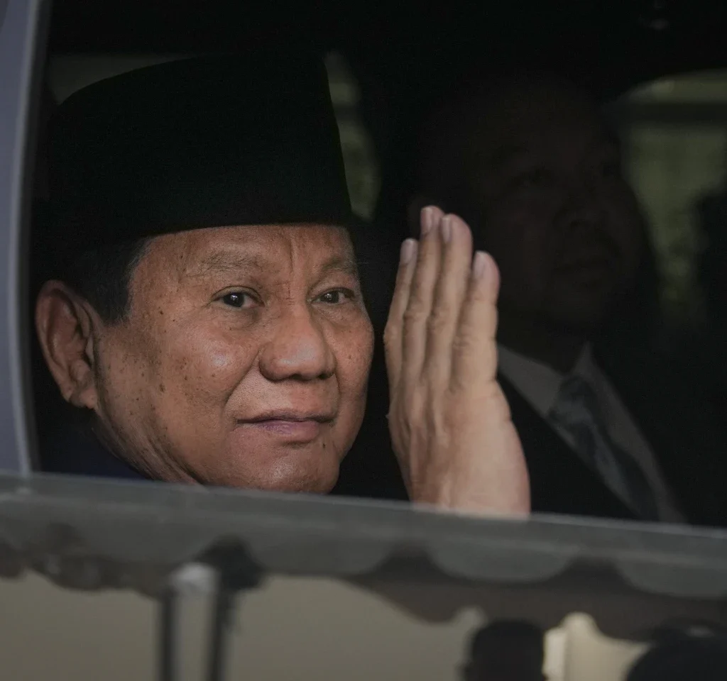 Prabowo Subianto sworn in as Indonesia's eighth president, marking his rise from ex-general to national leader.