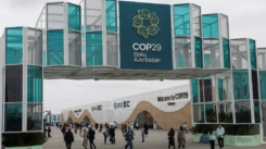 COP29 in Baku faces delays and controversy over climate issues. With key absences and trade disputes, will the summit deliver on urgent climate action? [Image via Reuters]