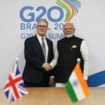 UK to resume free trade deal talks with India in 2025, focusing on strategic partnership and economic growth. [Image via Reuters]