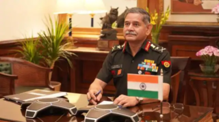 General Dwivedi on a four-day Nepalese visit aims to deepen India-Nepal defence ties through talks, training, and cooperation. [Image via The Indian Express]