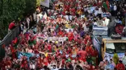 Thousands rally in Dhaka, Bangladesh, as BNP urges the interim government to set an election timeline and implement swift reforms. [The Seattle Times]