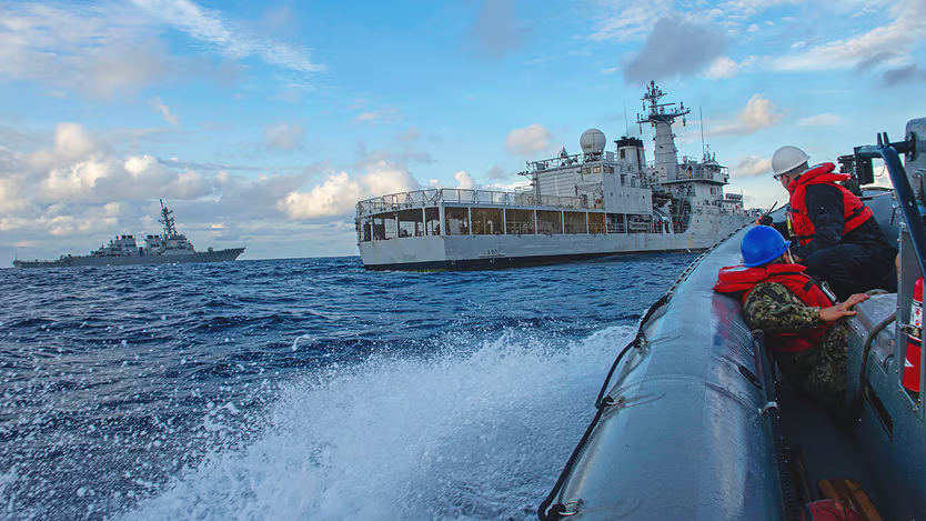 From India’s naval rise to the US-China rivalry and Pakistan’s upcoming AMAN, the Indian Ocean is becoming a new battleground for global influence. [Image via Alamy]