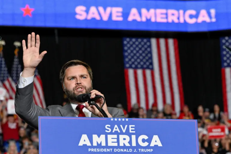 JD Vance speaks at a rally hosted by former President Donald Trump in Youngstown, Ohio, on September 17, 2022. [Photo: Reuters]