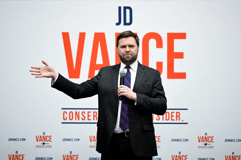 JD Vance reflected on his difficult upbringing during his RNC acceptance speech weeks ago. [Image via USA Today]