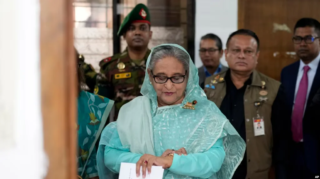 India faces pressure over extradition request for Sheikh Hasina by Bangladesh, straining diplomatic ties between the nations. [Image via VoA/File]