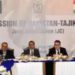 Two MoUs signed at the Pakistan-Tajikistan Joint Commission to enhance trade, energy, and regional cooperation. [Image via Arab News]