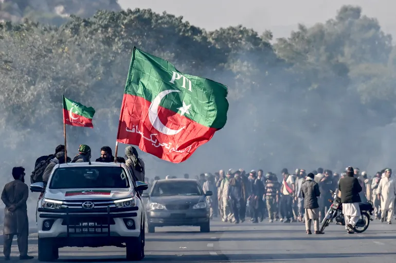 Supporters of jailed former Prime Minister Imran Khan stormed Islamabad last week [AFP]