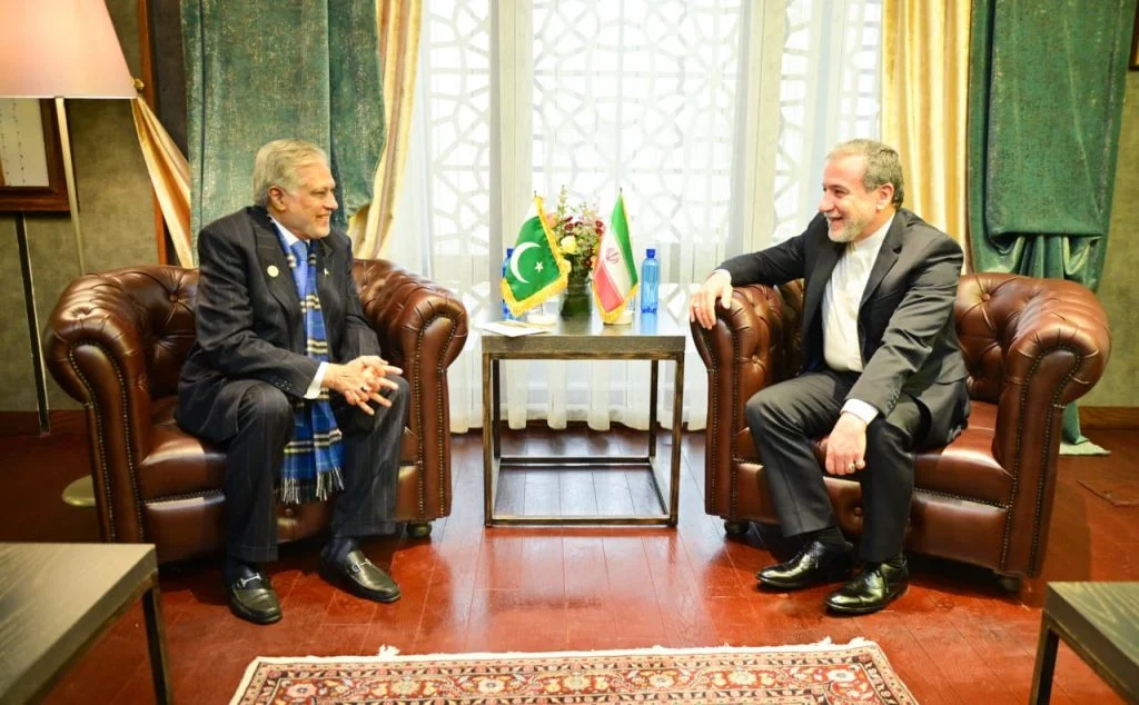 Pakistan and Iran agree to deepen bilateral cooperation in all spheres during a meeting on the ECO Council of Ministers' sidelines. [Image via APP]