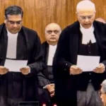 Justice Manmohan sworn in as Supreme Court judge, bringing the court's strength to 33 of 34 sanctioned judges. [Image via Indian Express]