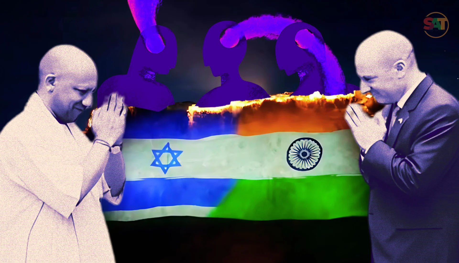 Weaponization of narratives shape global perceptions; India excels in soft power, while Israel aims to adopt its strategy. [Image via SAT Creatives]