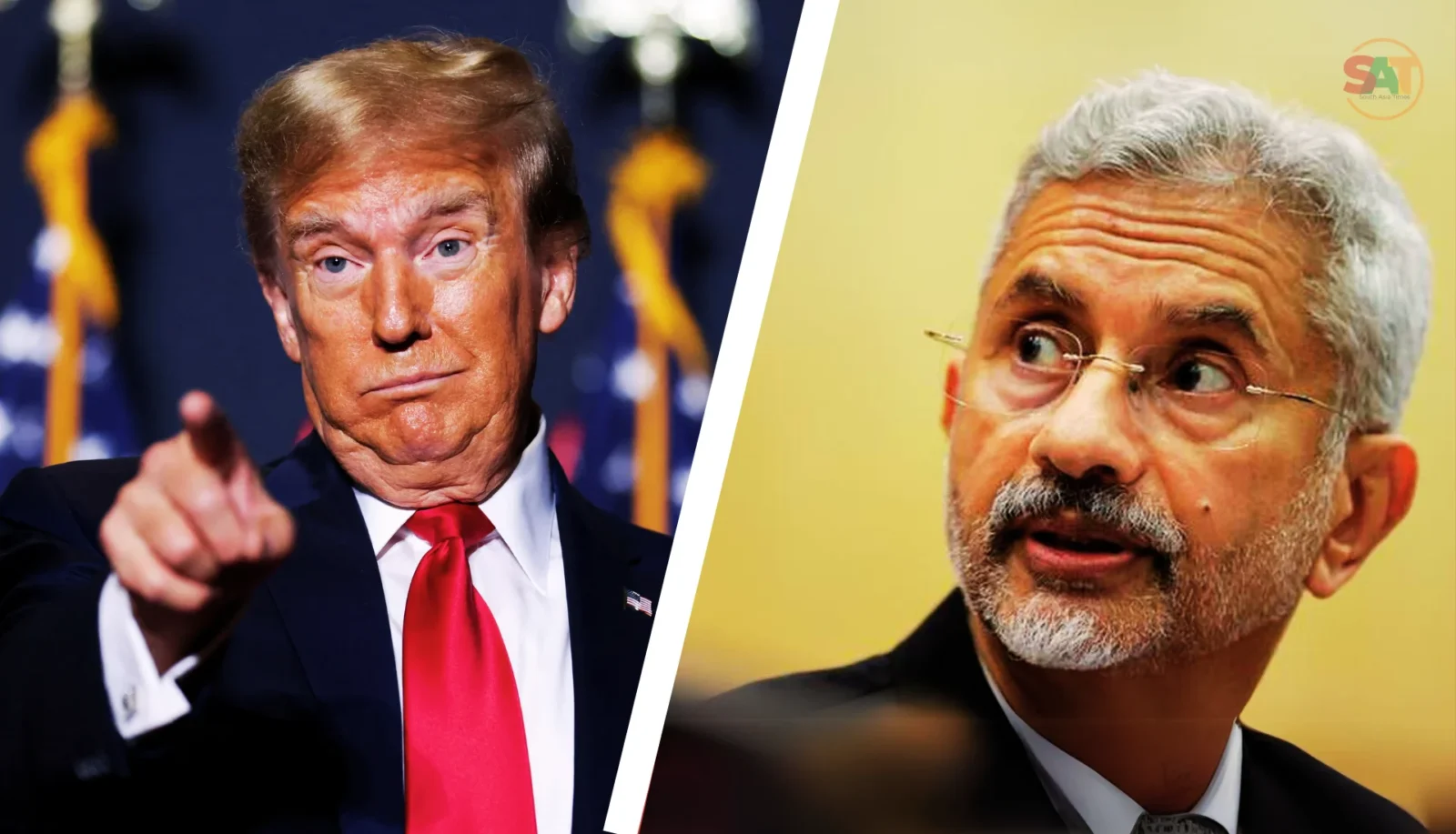 India's Jaishankar visits the US to address trade tensions amid Trump's tariff criticisms, and opportunities to strengthen strategic ties [Image via SAT Creatives]