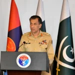 Comprehensive briefing by DG ISPR on counterterrorism achievements of Pakistan as well as it's Afghan policy, and national security in 2024 [Image via ISPR]