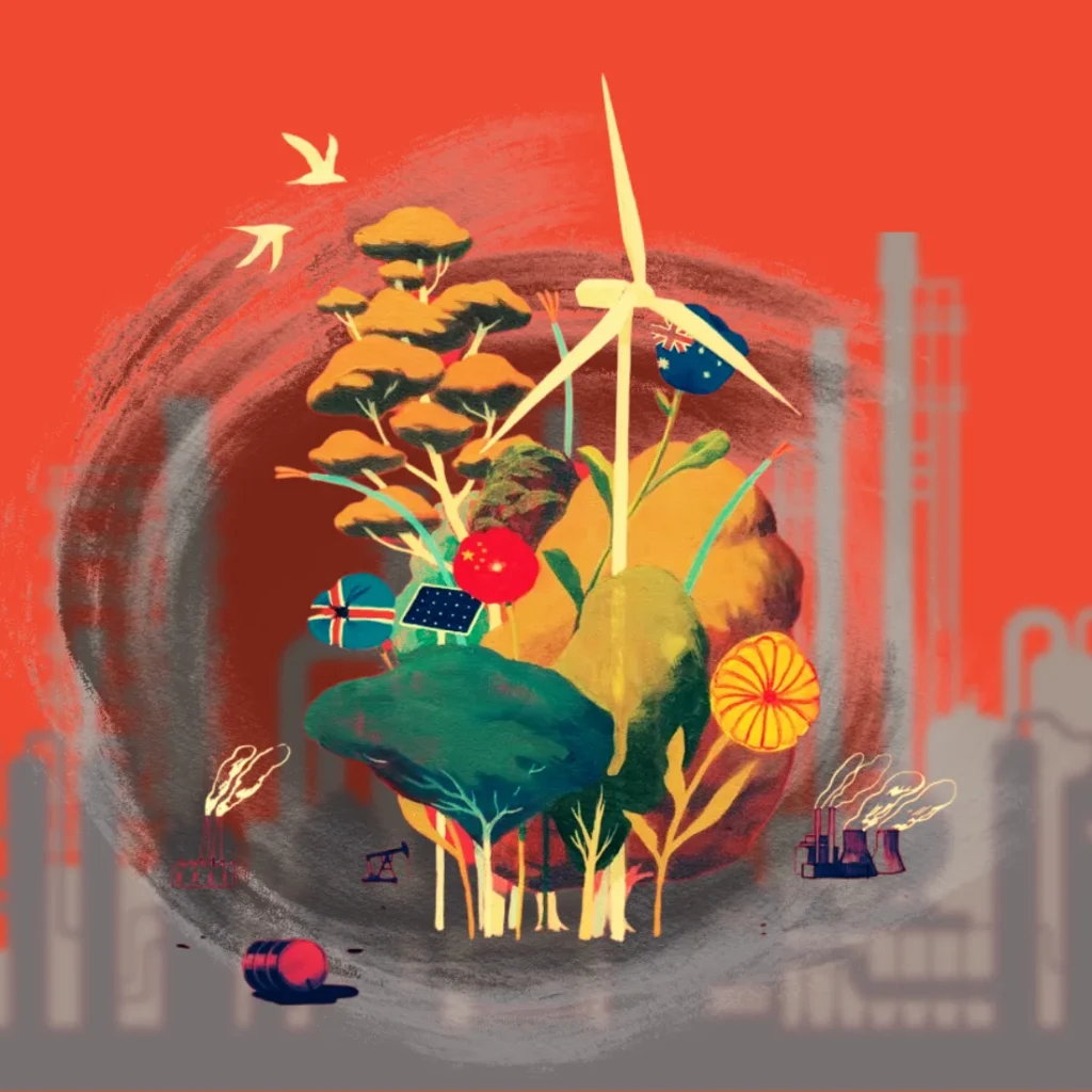 From World War I to the rise of renewable energy, the geopolitics of oil continues to influence economies and international relations. [Image via SAT Creatives/Adapted from The Financial Times]