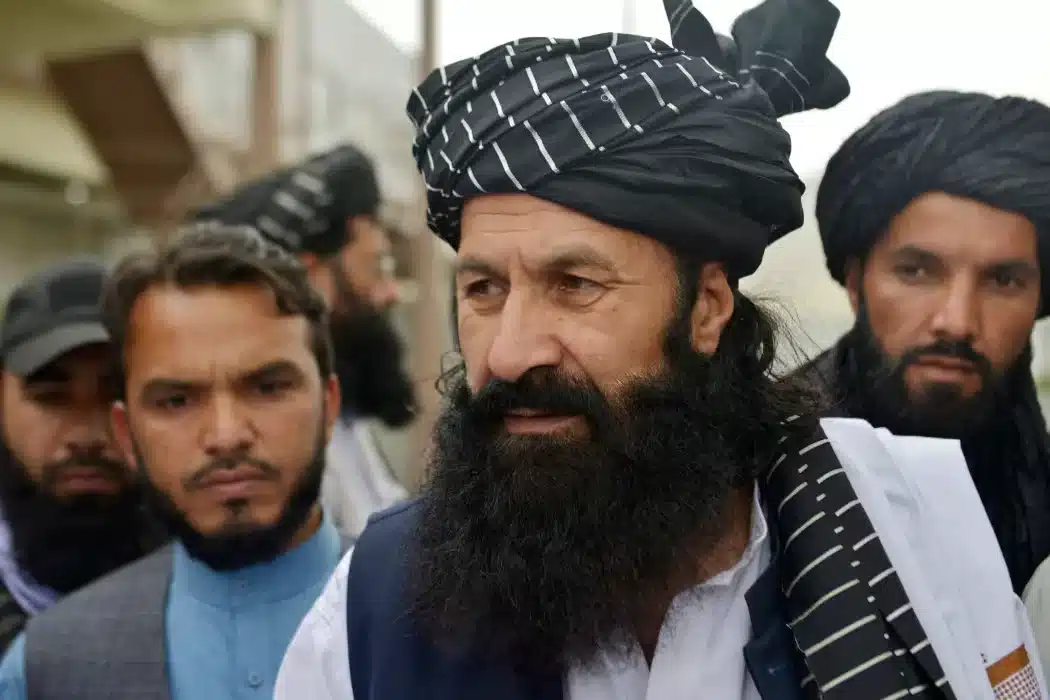 Afghanistan minister for refugees Khalil Haqqani in 2022. [Image: AFP via Getty Images]