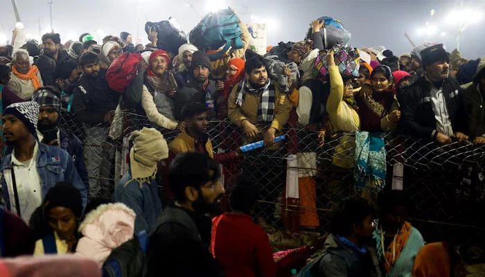 Dozens killed in a stampede at Maha Kumbh Mela in Prayagraj as millions gather for a sacred dip on auspicious day. [Image via Reuters]