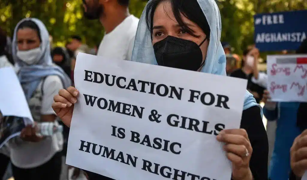 The Afghan Taliban's regressive governance isolates Afghanistan, contrasting with the Muslim world’s embrace of education and progress. [Image via CRSS]