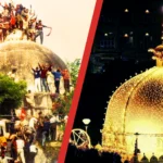 Tensions rise as Ajmer Sharif faces legal claims, echoing the Babri Masjid dispute and targeting Muslim heritage sites. [Image via SAT Creatives]