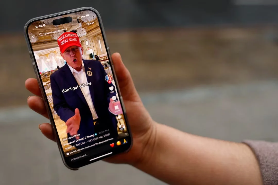 Trump discusses future of TikTok as Oracle and investors negotiate. Decision on app's operations expected within 30 days. [Image via The Express Tribune]