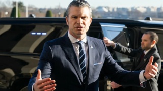 US Defense Secretary Pete Hegseth pledges support for Trump's migrant deportation plan amid controversy over his confirmation. [Image via The Express Tribune]