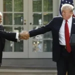 Indian PM Modi and US President Trump discuss strengthening ties, trade, and global peace in their first phone call post-inauguration. [Image via The Express Tribune]