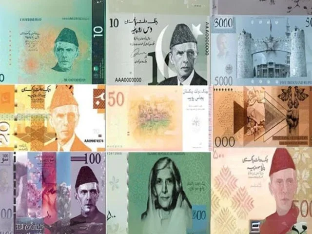 SBP announces timeline for new design currency notes, with release expected by 2025 pending cabinet approval. [Image via The Express Tribune]