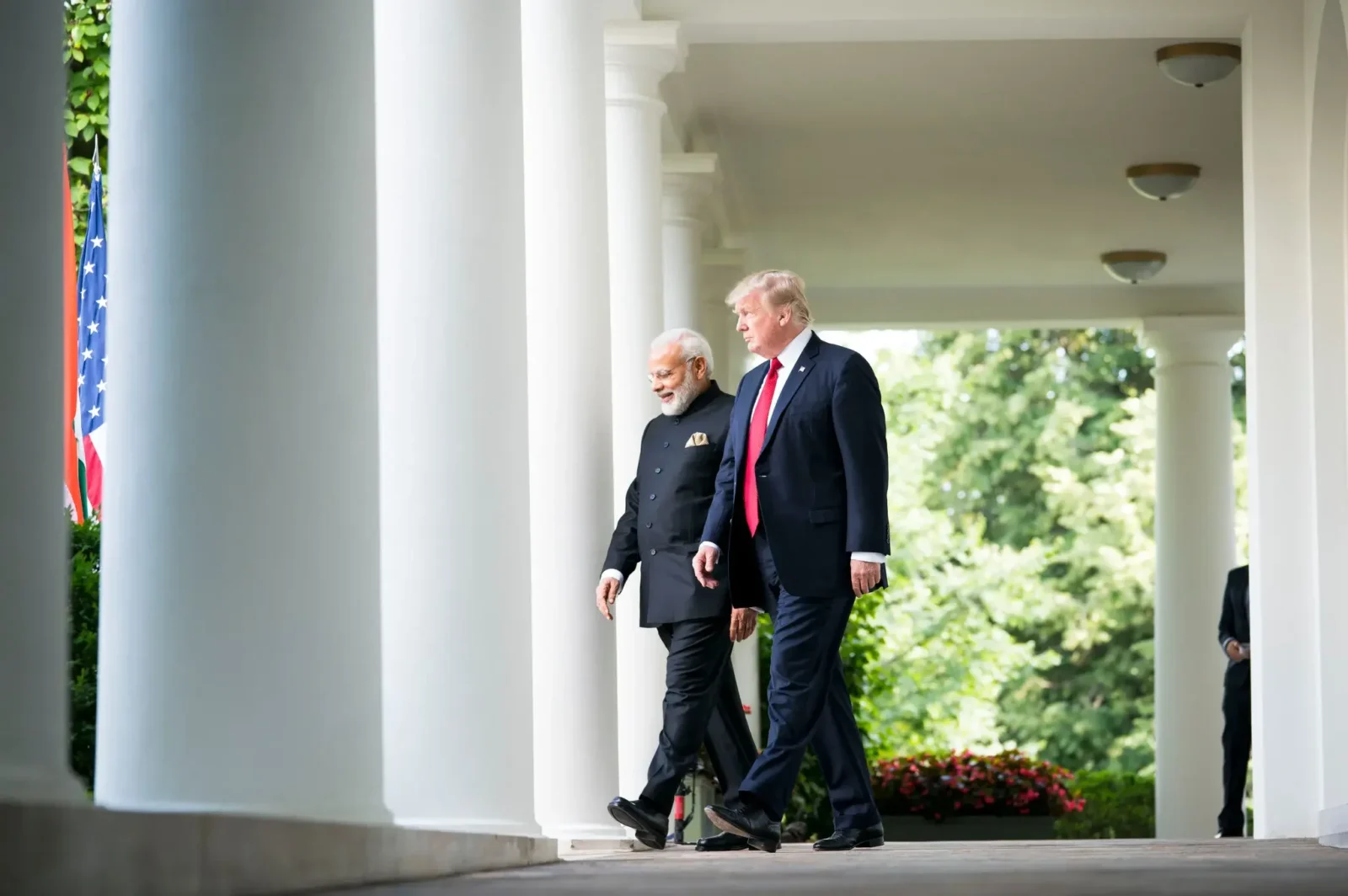 Modi's visit to the U.S. under Trump 2.0 navigates tariffs, immigration, and Indo-Pacific strategy in a high-stakes reset. [Image via NYT]