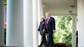 Modi's visit to the U.S. under Trump 2.0 navigates tariffs, immigration, and Indo-Pacific strategy in a high-stakes reset. [Image via NYT]