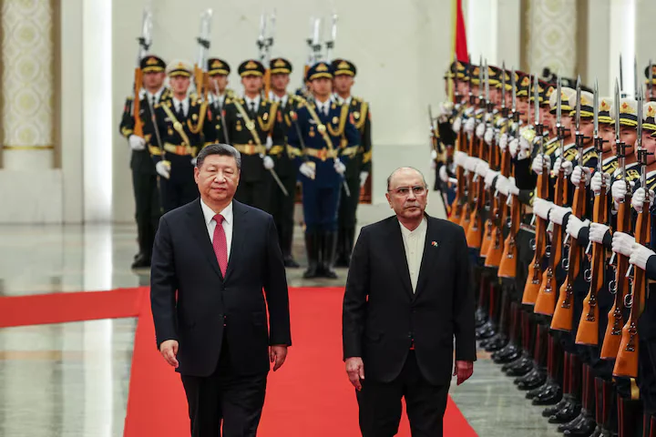 President Zardari in Beijing: Strengthening Pakistan-China ties on CPEC, security, trade, and strategic cooperation. [Image via Reuters]