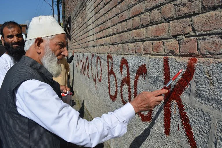 The story of resistance in Indian Occupied Kashmir is not a single chapter but an evolving chronicle of sacrifice, defiance, and unyielding hope. [Image via Getty]