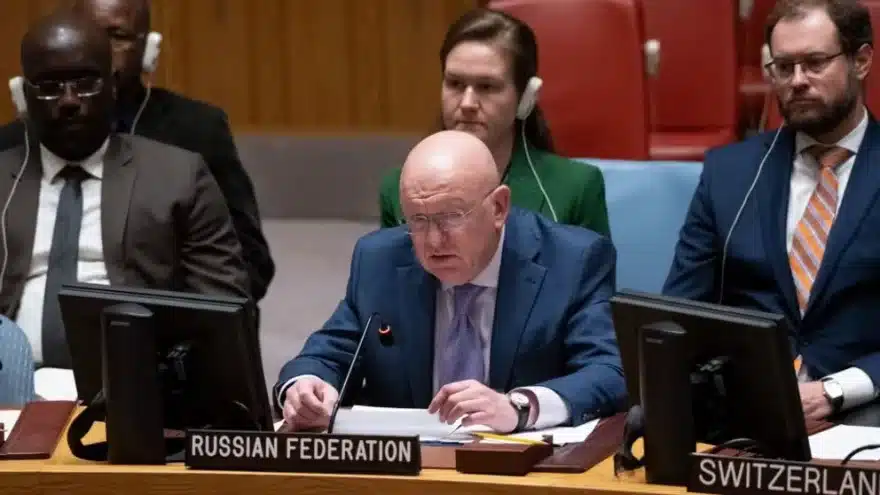 Ambassador of Russia to the UN links ISIS-K rise in Afghanistan to leftover U.S. weapons, urging global action against terrorism. [Image via Khaama Press News Agency]