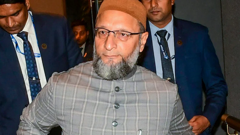 AIMIM Chief Asaduddin Owaisi warns against the Waqf Bill, 2024, calling it a threat to social stability and religious rights. [Image via NDTV]